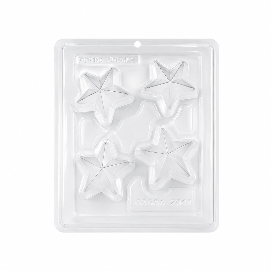 3D Star Chocolate Mould 3 Pieces