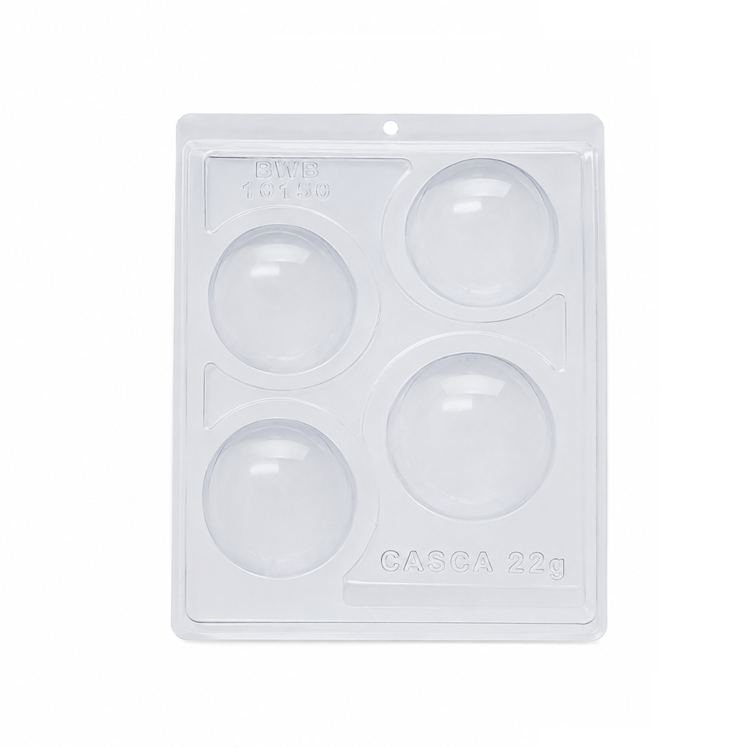 4 Sphere 60mm Chocolate Mould 3 Pieces