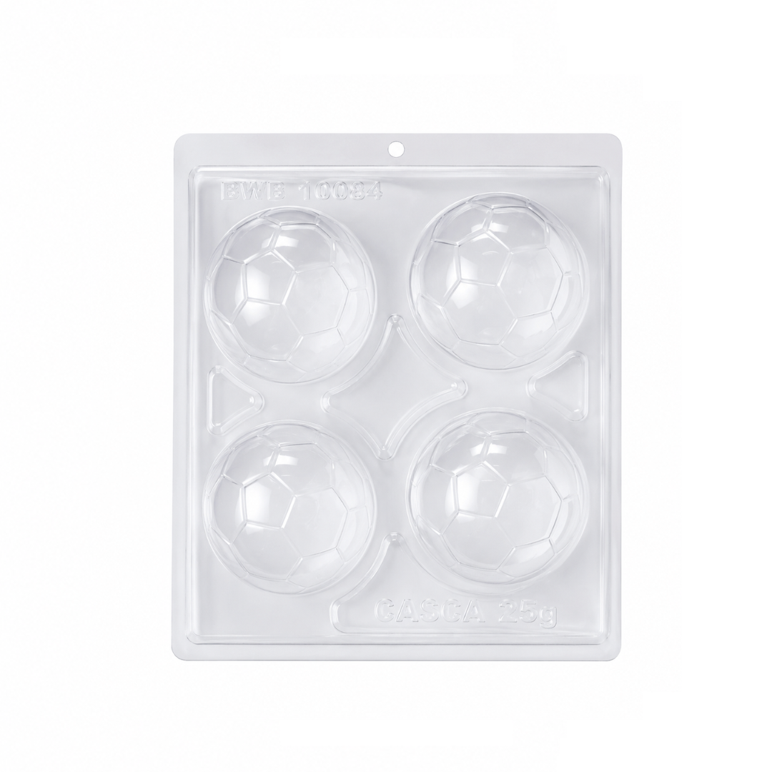 Soccer Ball 65mm Chocolate Mould 3 Pieces