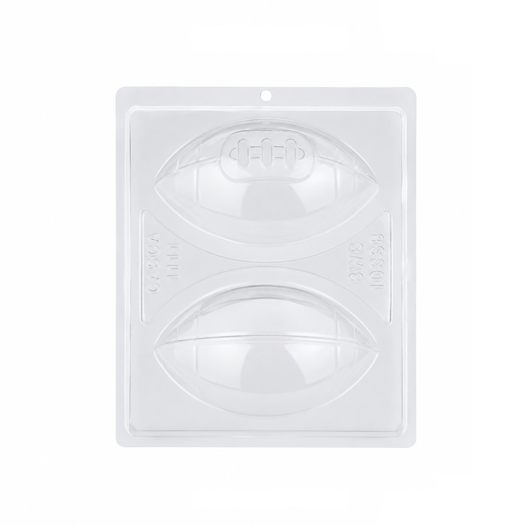 Rugby Ball Chocolate Mould 3 Pieces