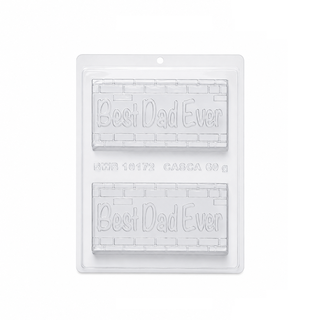 Best Dad Ever Brick Chocolate Mould 3 Pieces