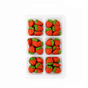 Sugar Decorations Strawberries 48 Piece