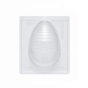 Striped Easter Egg 500g Chocolate Mould 3 Pieces
