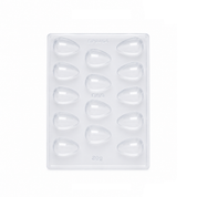 Smooth Egg 30g Chocolate Mould 3 Pieces