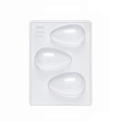 Smooth Egg 250g Chocolate Mould 3 Pieces