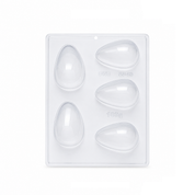 Smooth Egg 100g Chocolate Mould 3 Pieces