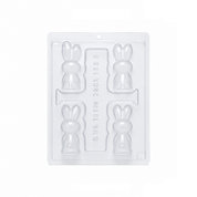 Small Easter Bunnies Chocolate Mould 3 Pieces