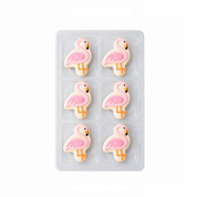 Sugar Decorations Flamingo 6 Piece