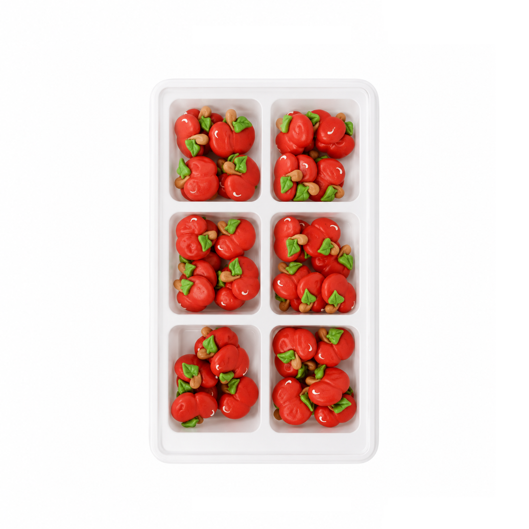 Sugar Decorations Apples 48 Piece