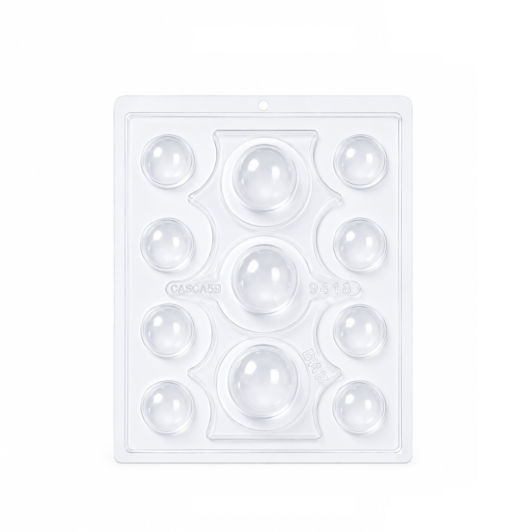 11 Sphere 30mm Chocolate Mould 3 Pieces
