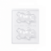 BWB BEAR 500G CHOCOLATE MOULD (3 PCE)