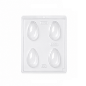 Smooth Egg 50g Chocolate Mould 3 Pieces