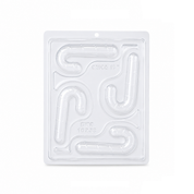 Candy Cane Chocolate Mould 3 Pieces
