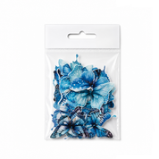 Blue Watercolour Butterflies 24 Pack Wafer Paper