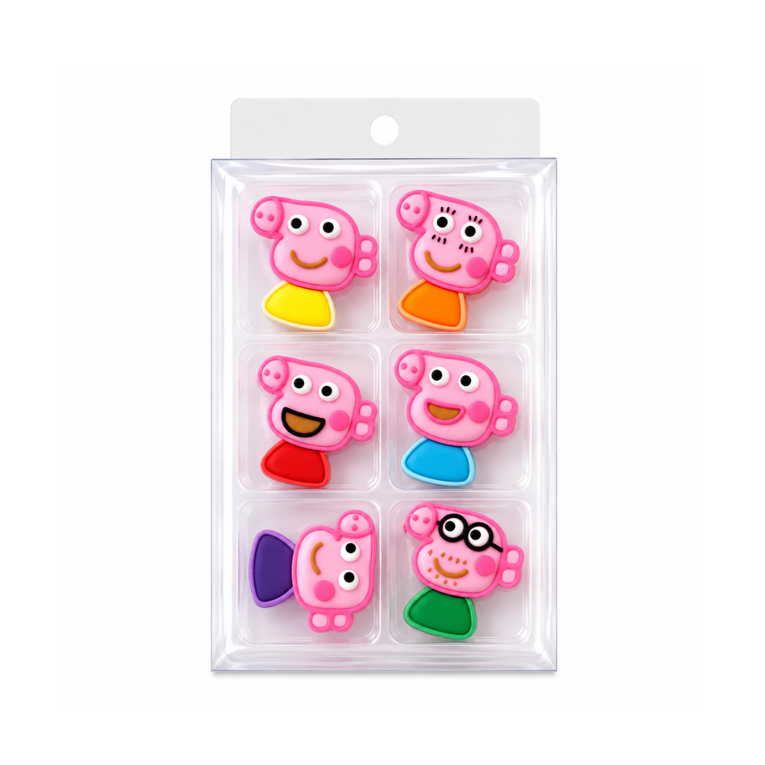 Sugar Decorations Peppa Pig 6 Piece