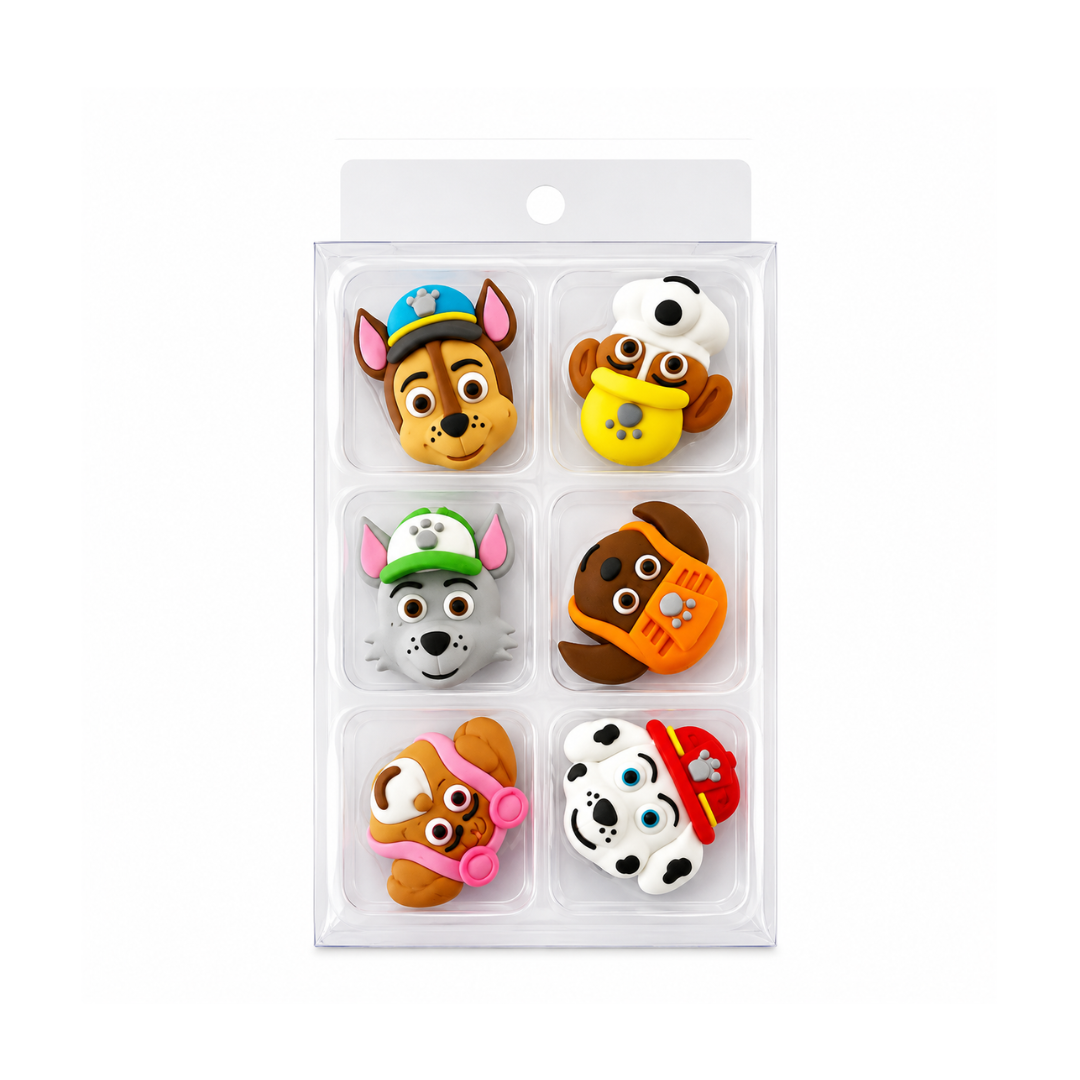 Sugar Decorations Paw Patrol 6 Piece