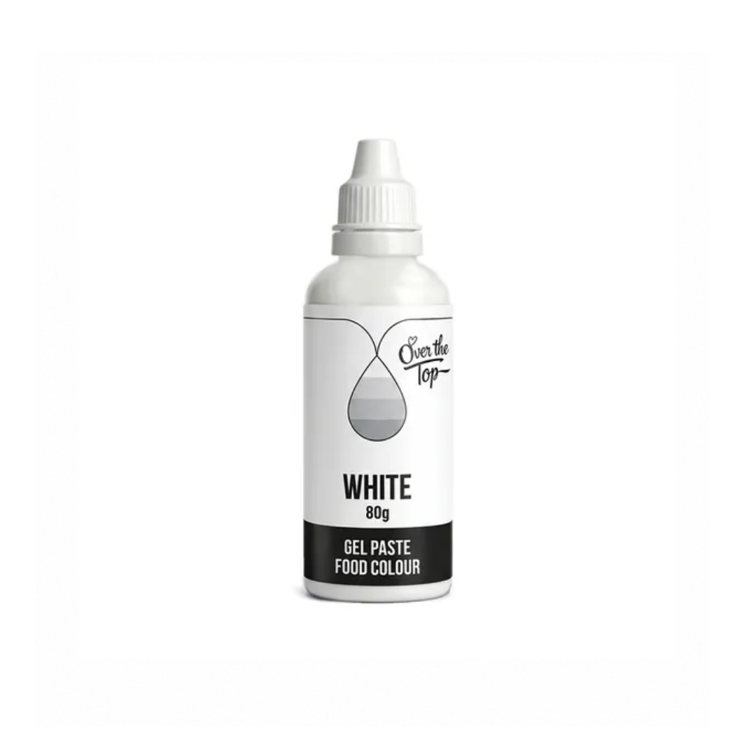 White Food Gel Colour 80g