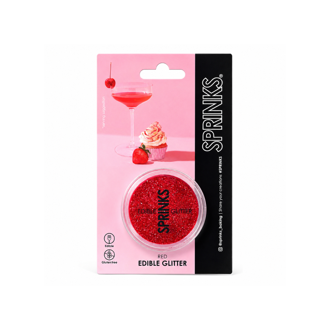 Edible Glitter RED 2g