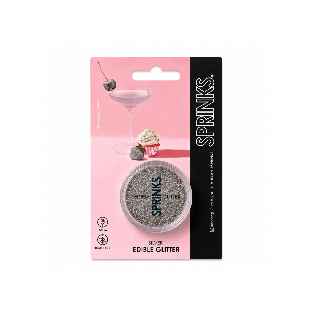 Edible Glitter SILVER 2g