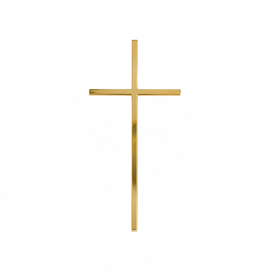 THIN CROSS FROPPER- GOLD