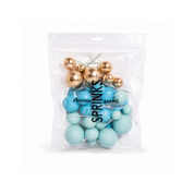 Bold In Blue Foam Ball Toppers 32 piece