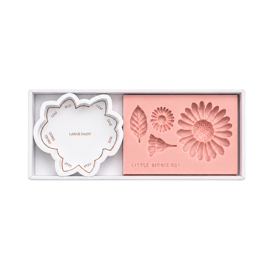 Daisy Silicone Mould + Cutter Set