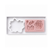 Rose Silicone Mould + Cutter Set