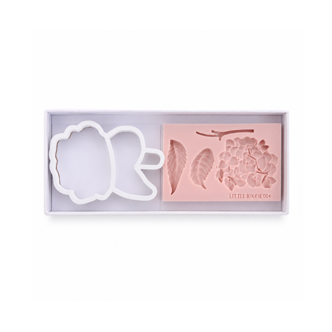 Hydrangea Silicone Mould + Cutter Set