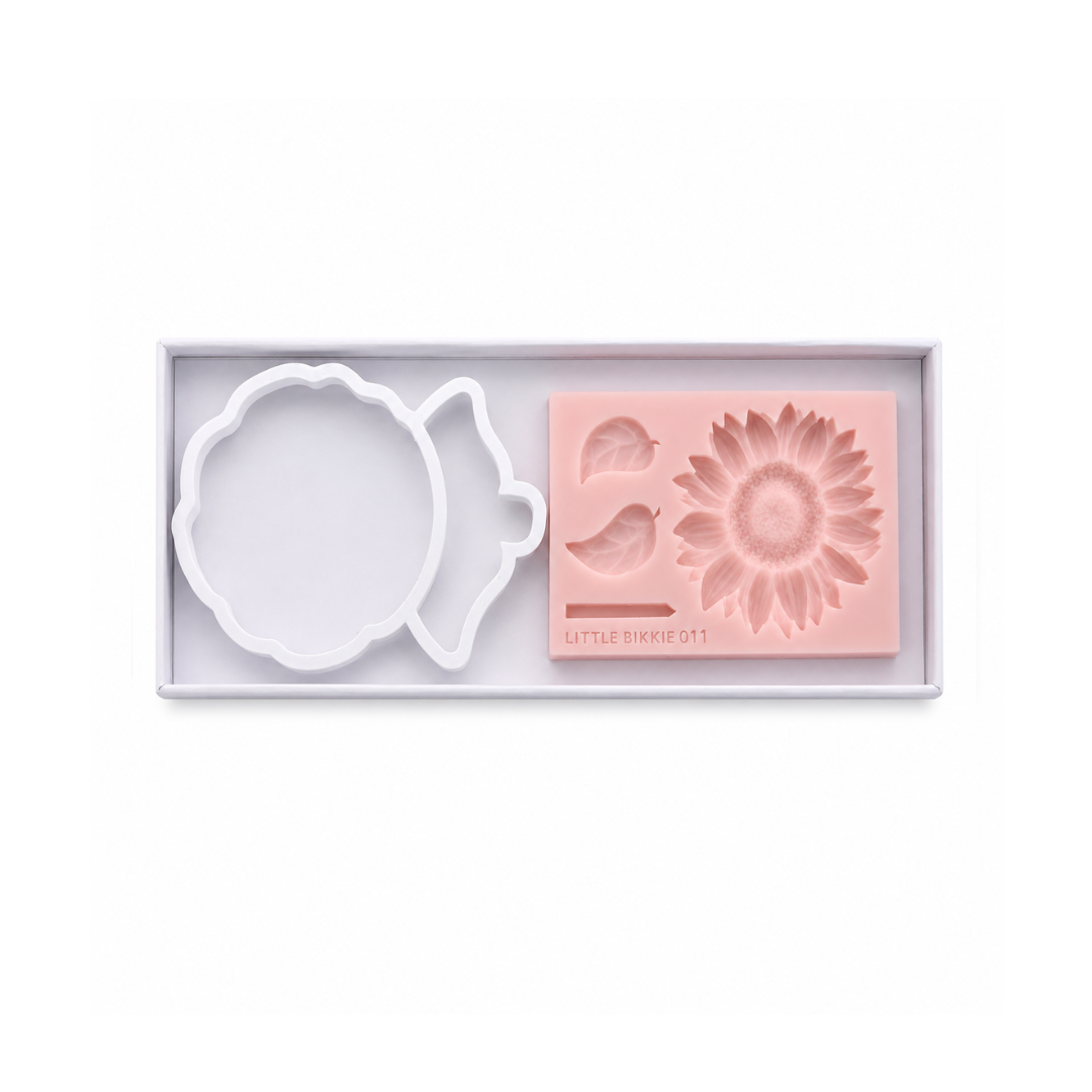 Sunflower Silicone Mould + Cutter Set