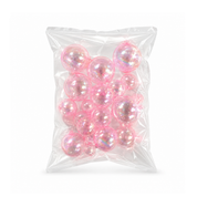 Pink Opaque Foam Ball Topper 20 Pack