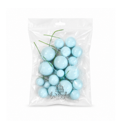 Baby Blue Foam Ball Topper 20 Pack