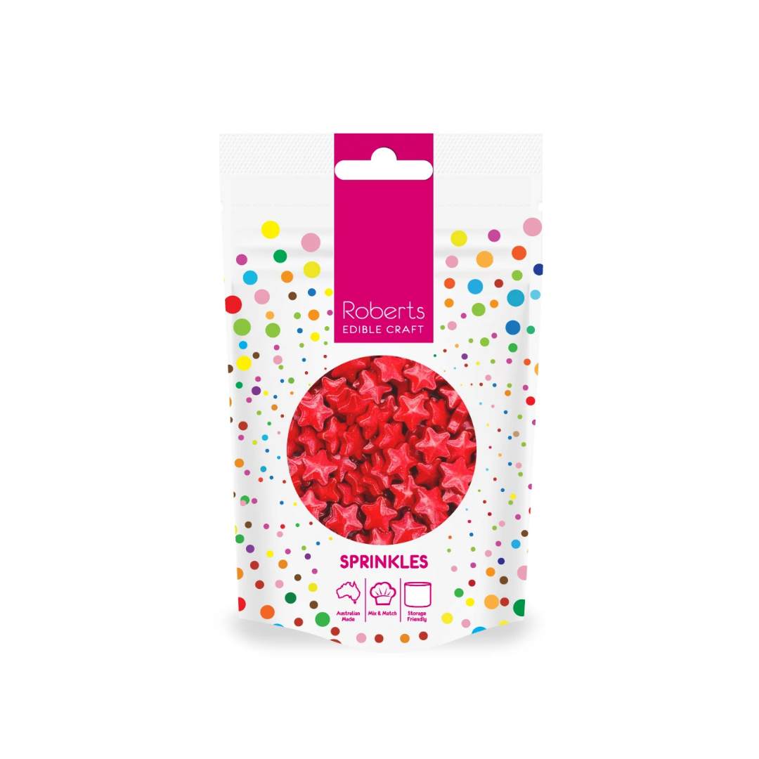 Red Stars Candy Shapes 60g
