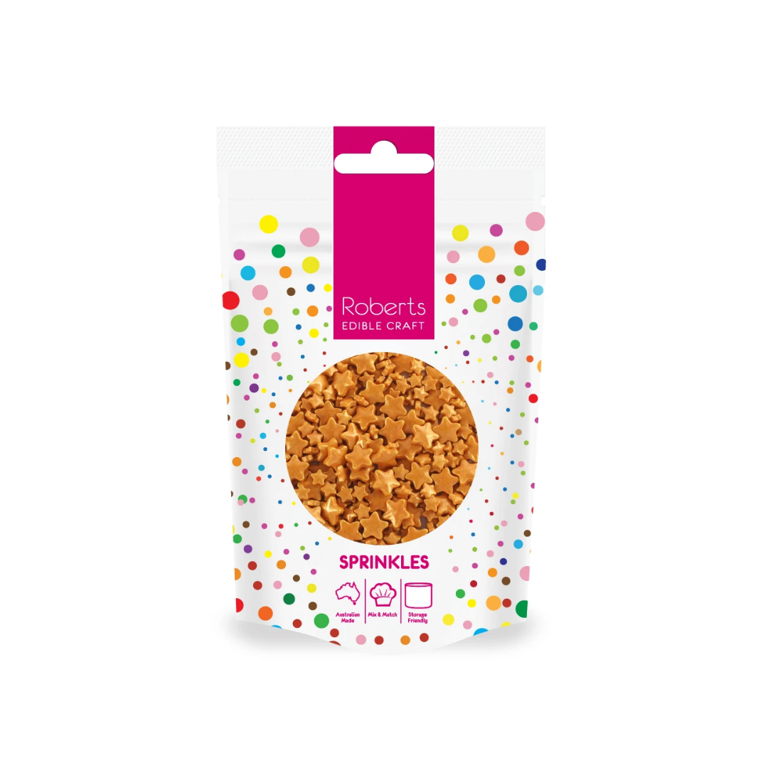 Gold Star Candy Shapes 60g