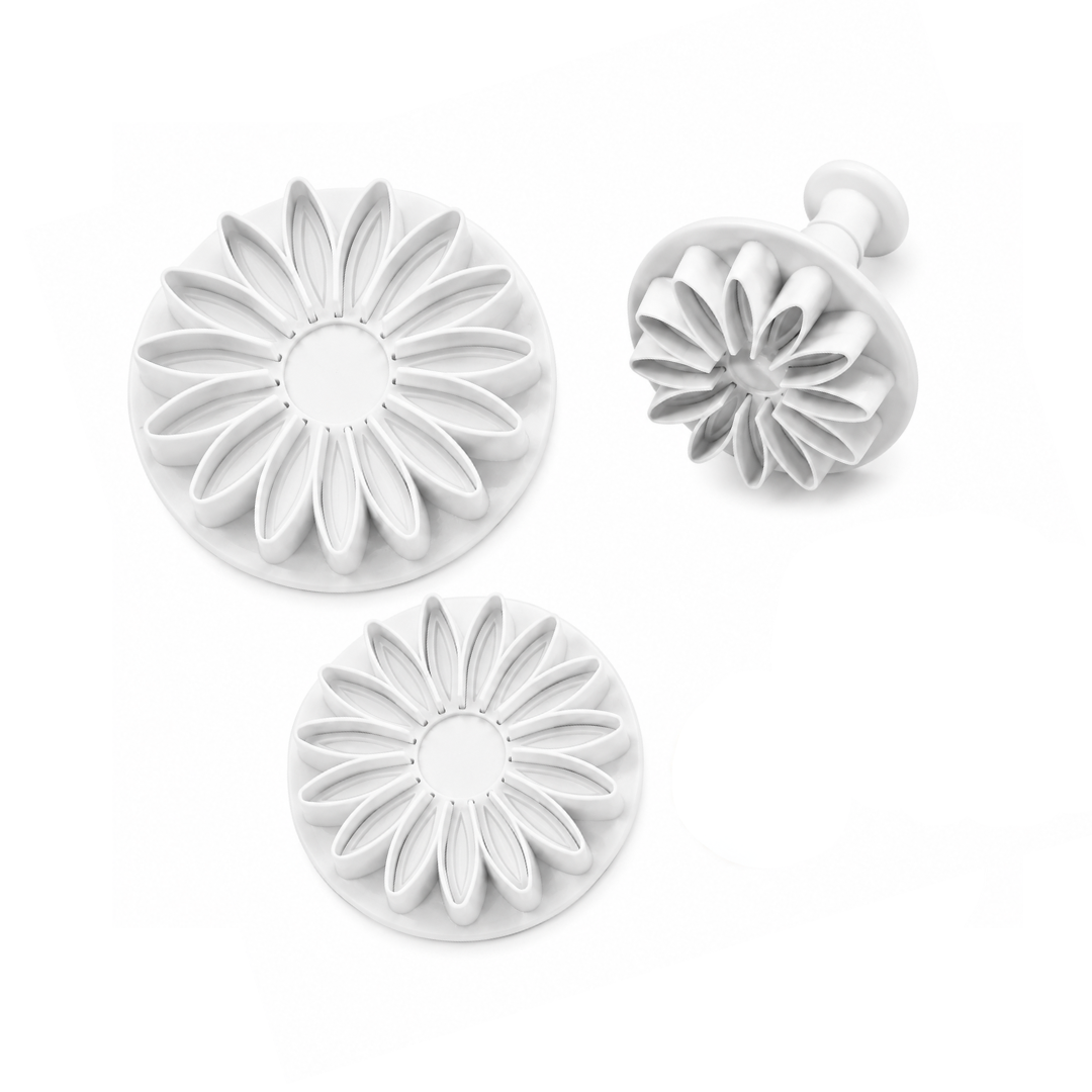 Sunflower Gerbera Plunger Cutters 3 pce
