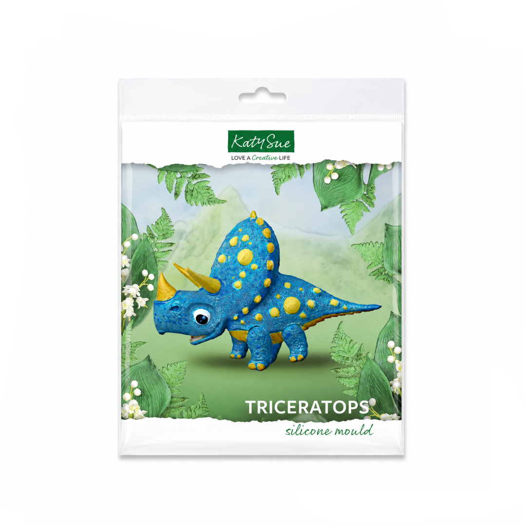 Katy Sue Triceratops Silicone Mould