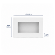Biscuit Box 2 Biscuit - 17.5cmx11.5cmx4cm