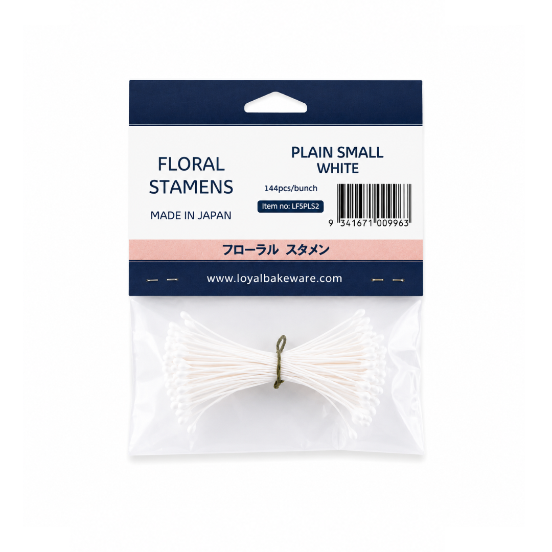 Stamens Plain White Small