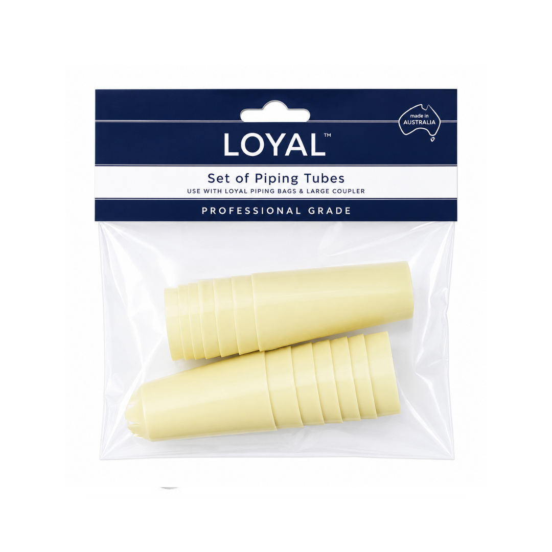 Plastic Piping Tubes Assorted Set of 14