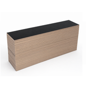 Loyal Black Rectangle Dessert Board 28cm (50pk)