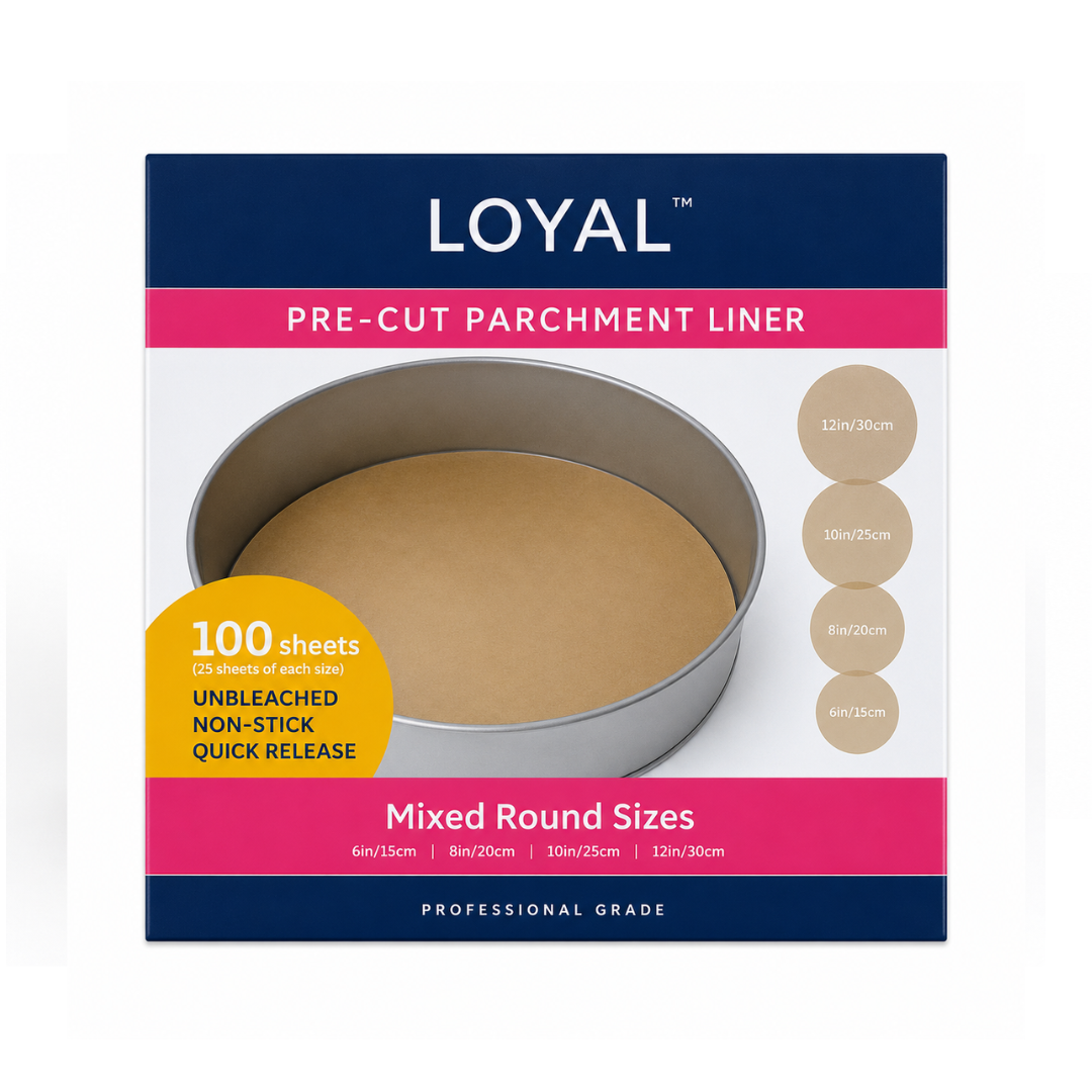 Loyal Pre-Cut Parchment Liner Mixed Round Set