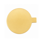Gold Foil Round Dessert Board + Tab 50 Pack