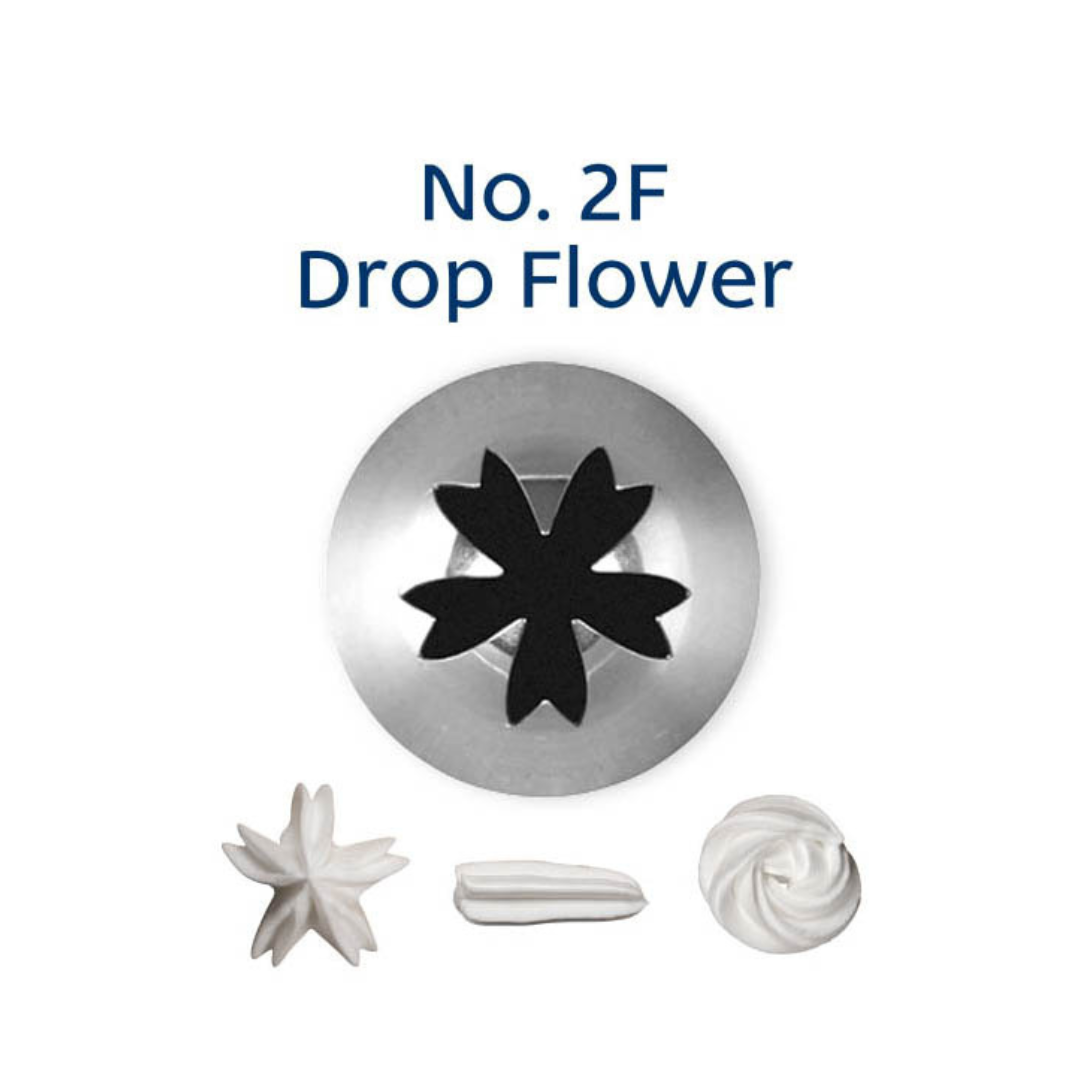 Piping Tip 2F Drop Flower