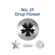 Piping Tip 2F Drop Flower
