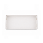 Biscuit Box with Clear Lid - 22.5cmx11.5cmx4cm