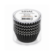 Black Baking Cups Large 100 Pack