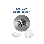 Piping Tip 109 Drop Flower Medium S/S