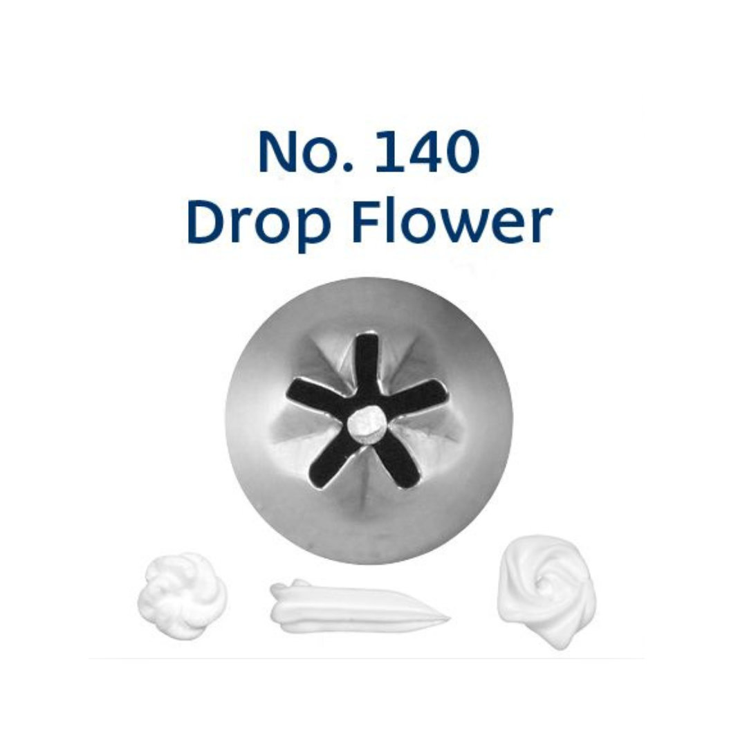 Piping Tip 140 Drop Flower Standard S/S