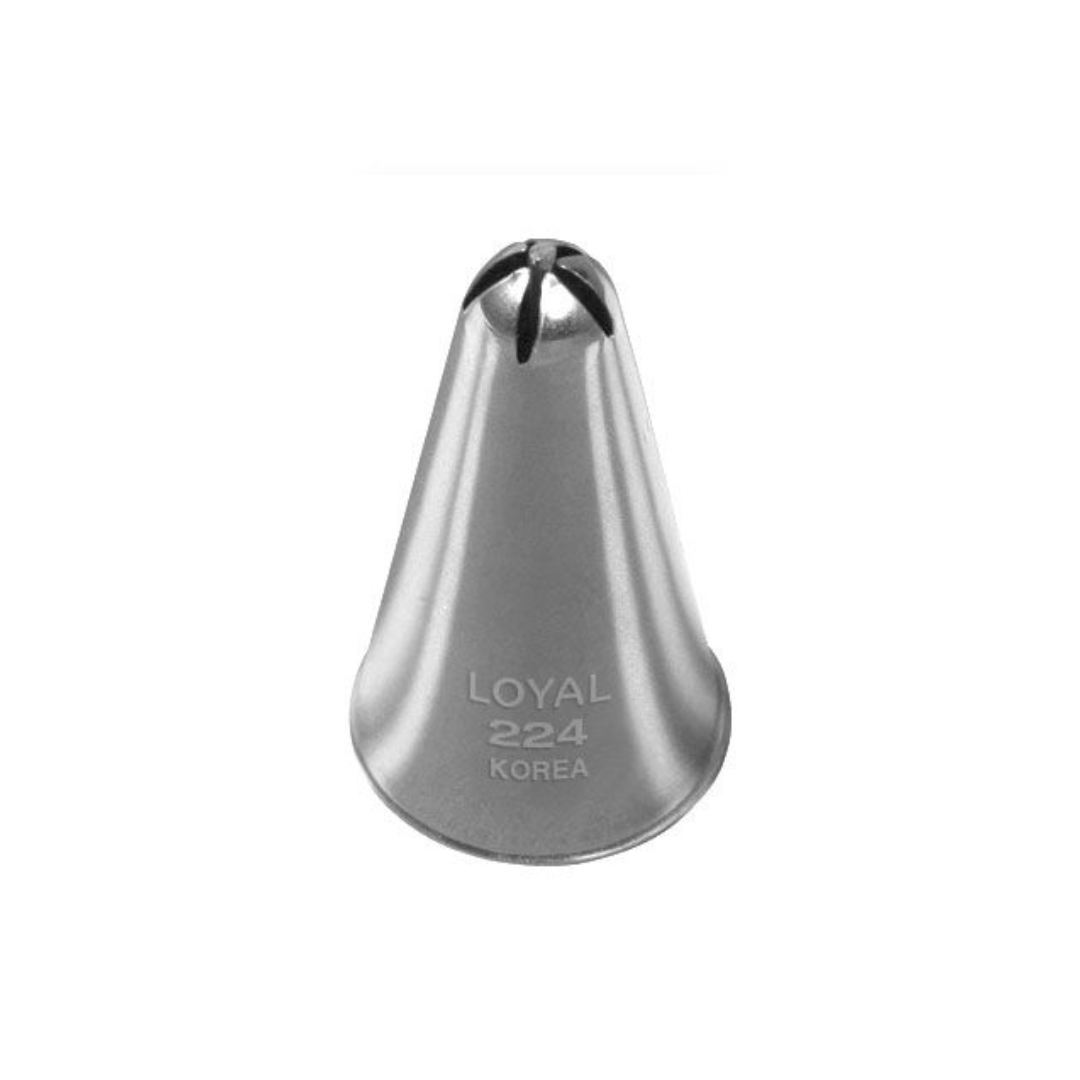 Piping Tip 224 Drop Flower Standard S/S