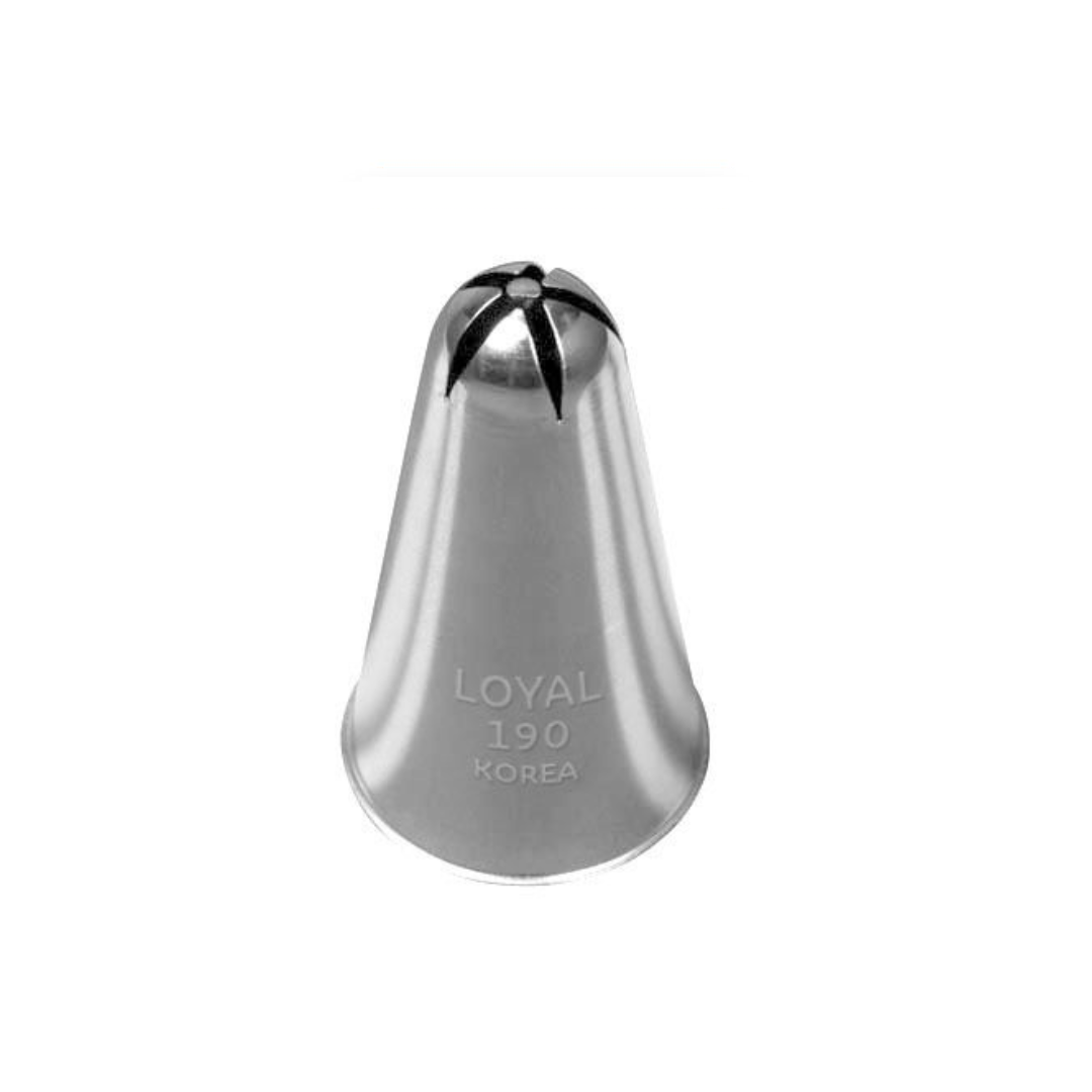 Piping Tip 190 Drop Flower Medium S/S