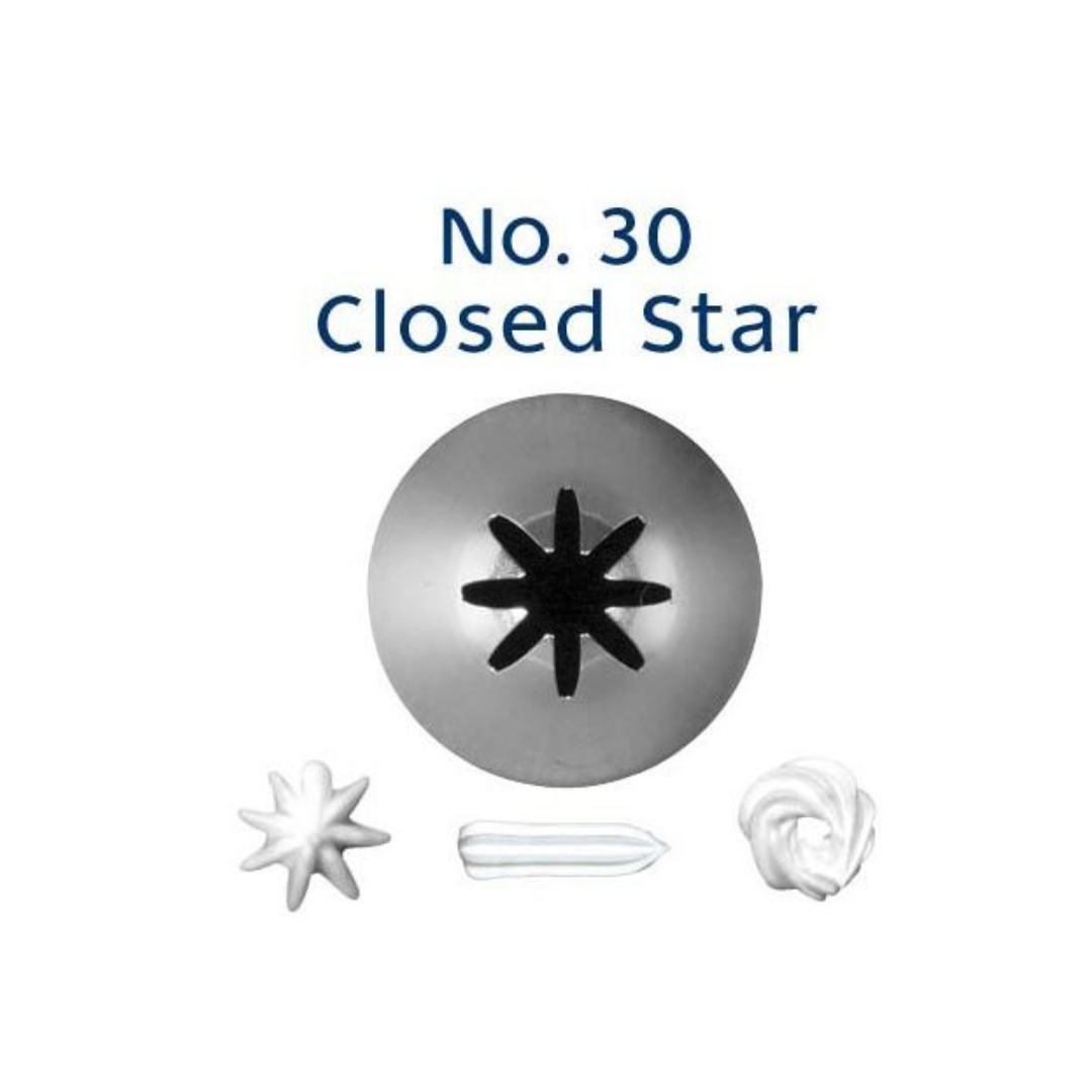 Piping Tip 30 Closed Star Standard S/S